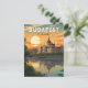 Cartão Postal Budapest Hungary Viagem Art Vintage (Em pé/Frente)