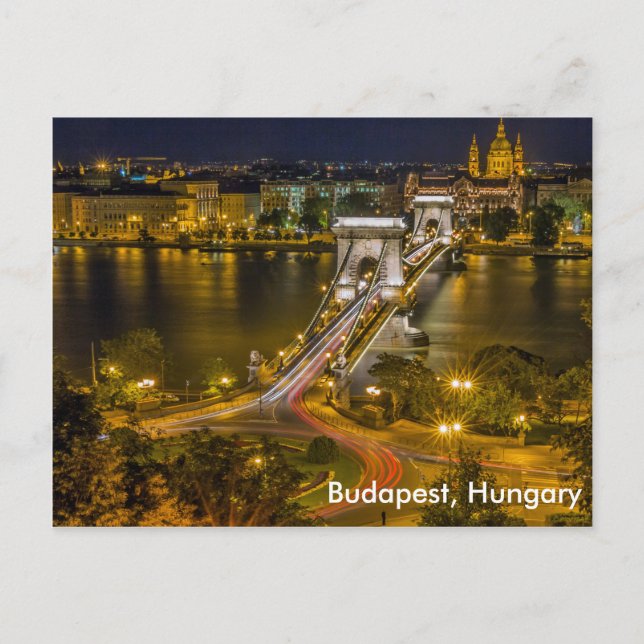 Cartão Postal Budapest, Hungria (Frente)