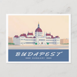 Cartão Postal Budapest Hungria Parlamento Building Viagem