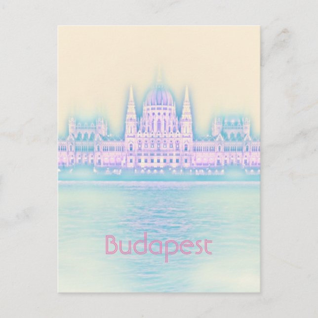 Cartão Postal Budapest Parlamento Building Hungria (Frente)