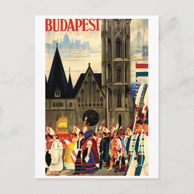 Cartão Postal Budapeste (Frente)