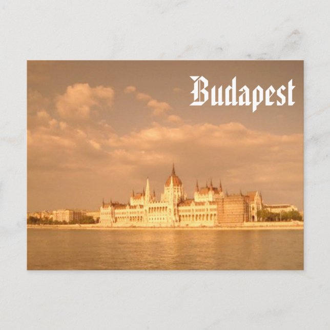 Cartão Postal Budapeste (Frente)