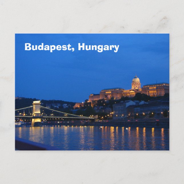 Cartão Postal Budapeste, Hungria (Frente)