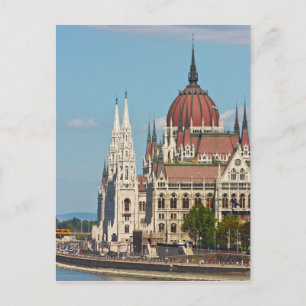Cartão Postal Budapeste, o edifício do Parlamento