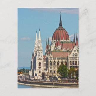 Cartão Postal Budapeste, o edifício do Parlamento