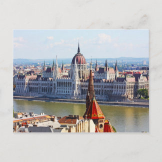Cartão Postal Budapeste, o edifício do Parlamento