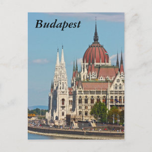 Cartão Postal Budapeste, o edifício do Parlamento, Budapeste