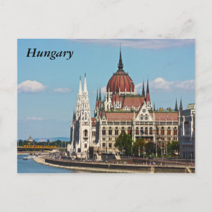 Cartão Postal Budapeste, o edifício do Parlamento, Hungria