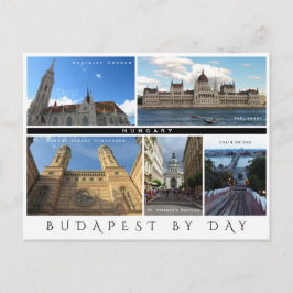 Cartão Postal Budapeste por dia