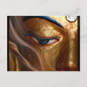 CARTÃO POSTAL BUDDHA HALF EYE