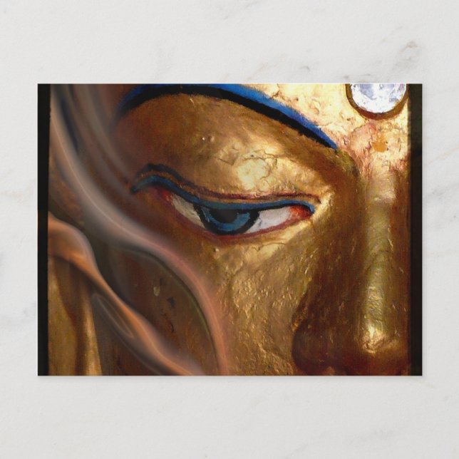 CARTÃO POSTAL BUDDHA HALF EYE (Frente)