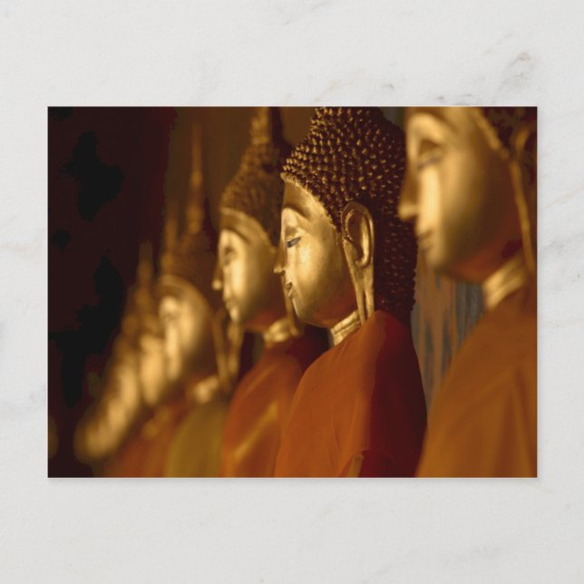 Cartão Postal Buddha Tailândia Que Serenidade De Tranquilidade / (Frente)
