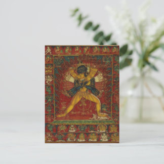 Cartão Postal Budismo Tibetano Divindade Kalachakra