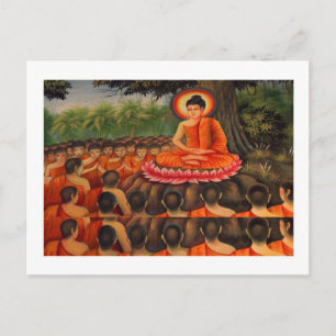 Cartão Postal BUDISTA Budismo Paz
