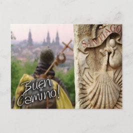 Cartão Postal Buen Camino! Camino de Santiago de Compostelo...
