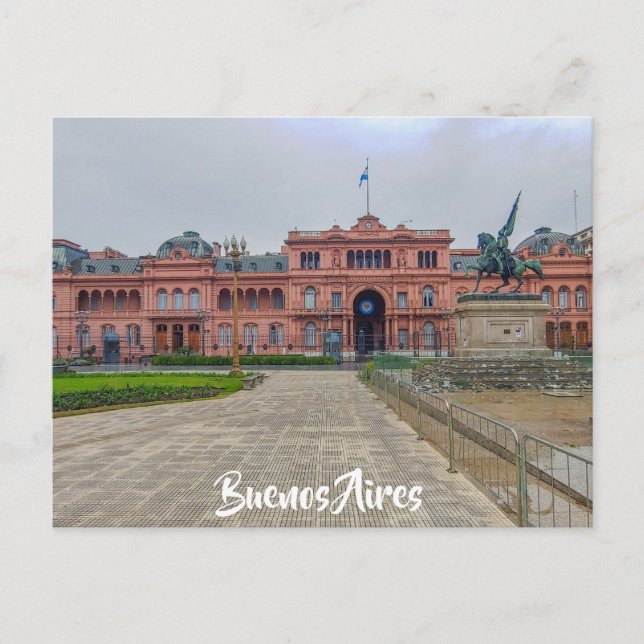 Cartão Postal Buenos Aires, Argentina, Casa Rosada (Frente)