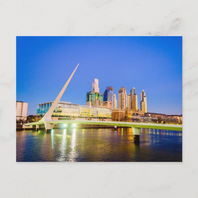 Cartão Postal Buenos Aires Nocturna (Frente)