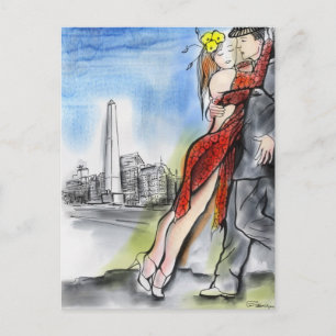 Cartão Postal Buenos Aires Tango