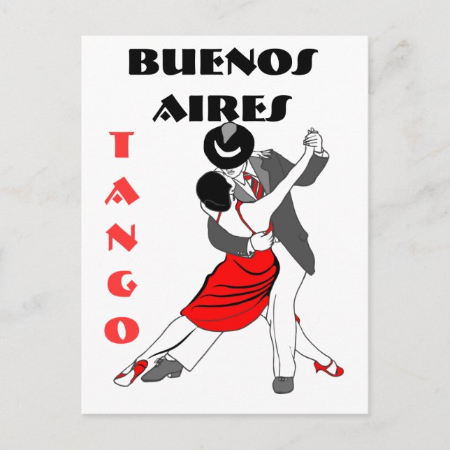 Cartão Postal Buenos Aires Tango (Frente)