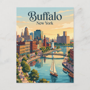 Cartão Postal Búfalo, Nova York