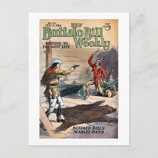 Cartão Postal Buffalo Bill Weekly 8 - colheita (Frente)