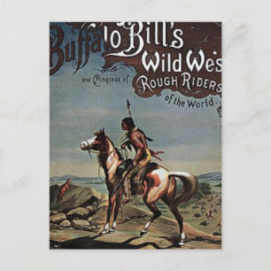 Cartão Postal Buffalo Bills Wild West Show