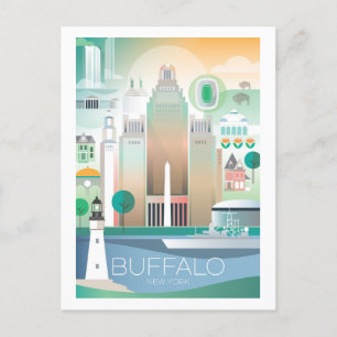 Cartão Postal Buffalo, Cartão-postal de Nova Iorque