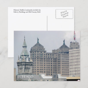 Cartão Postal Buffalo, New York Landmarks Viagem Photo