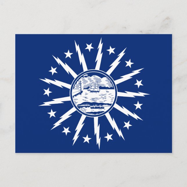 Cartão Postal Buffalo, Nova Iorque, Estados Unidos (Frente)