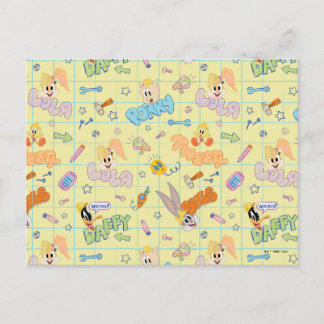 Cartão Postal BUGS BUNNY BUILDERS™| Padrão de Desenho de Persona