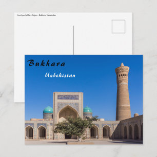 Cartão Postal Bukhara, Uzbequistão - Po-i-Kalyan