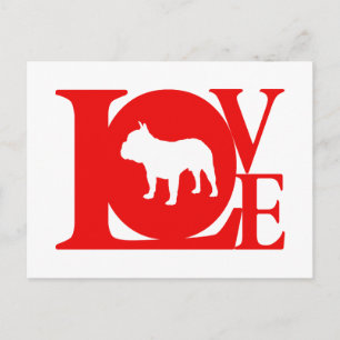 Cartão Postal Buldogue Francês