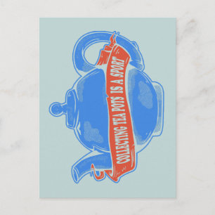 Cartão Postal Bule de chá