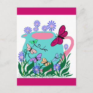 Cartão Postal bule de papillon