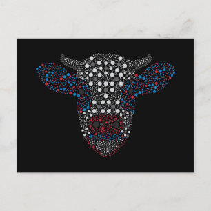 Cartão Postal Bull de emissões agrícolas