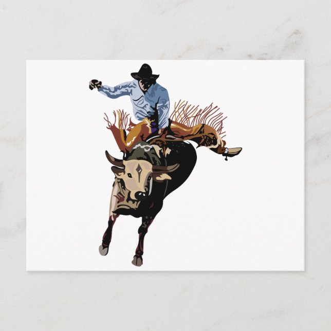 Cartão Postal Bull Rider (Frente)