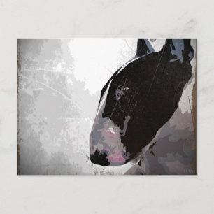 Cartão postal Bull Terrier Art Inglês