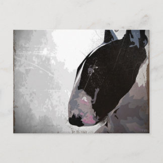 Cartão postal Bull Terrier Art Inglês