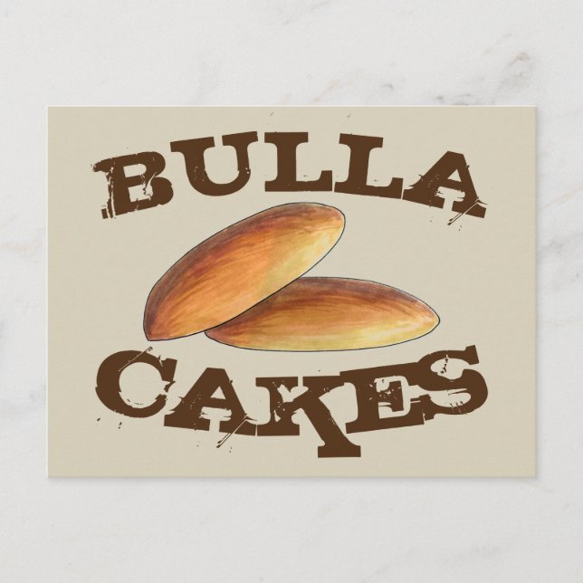 Cartão Postal Bulla Cakes Bolo de Melaço Jamaicano Tradicional (Frente)
