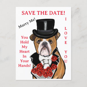 Cartão Postal Bulldog  