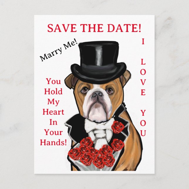 Cartão Postal Bulldog   (Frente)