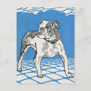 Cartão Postal Bulldog (1912) impressão de Moriz Jung.