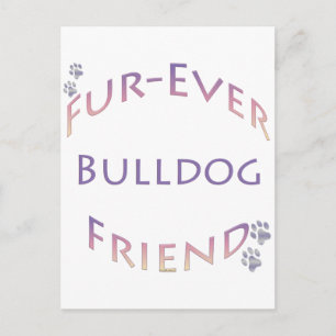Cartão Postal Bulldog Fuer