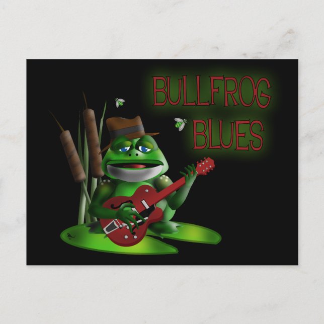 Cartão Postal Bullfrog Blues (Frente)