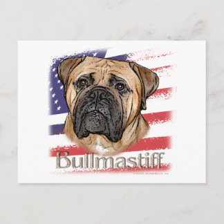 Cartão Postal Bullmastiff