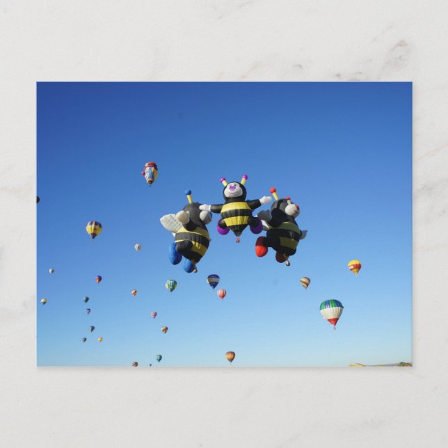 Cartão Postal Bumblebee Trio (Frente)