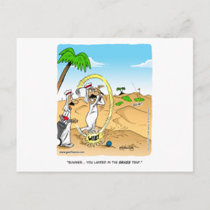Cartão Postal Bummer! Você bateu na armadilha de grama!