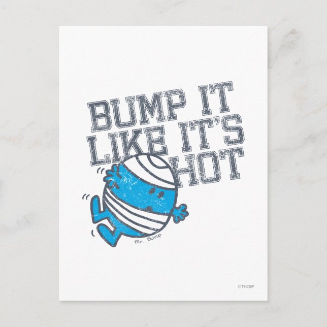 Cartão Postal Bump It Like It's Hot Version 3 (Frente)