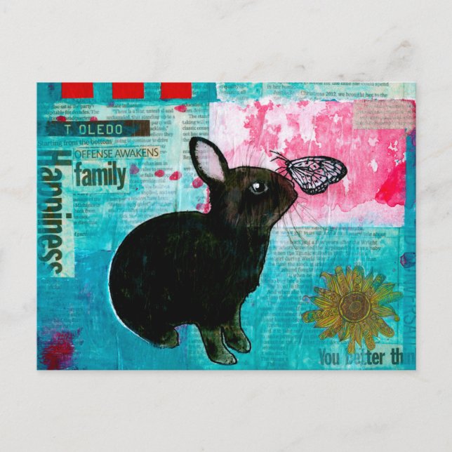 CARTÃO POSTAL BUN N BUTTERFLY (Frente)