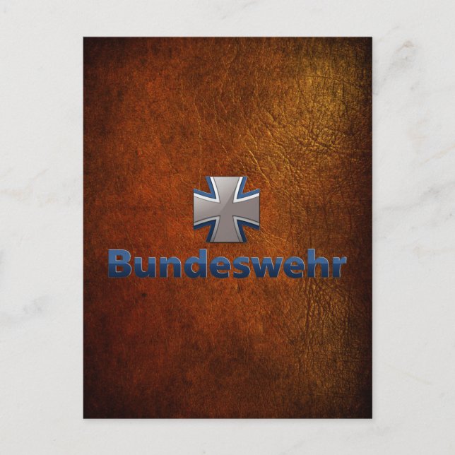Cartão Postal Bundeswehr Emblem (Frente)